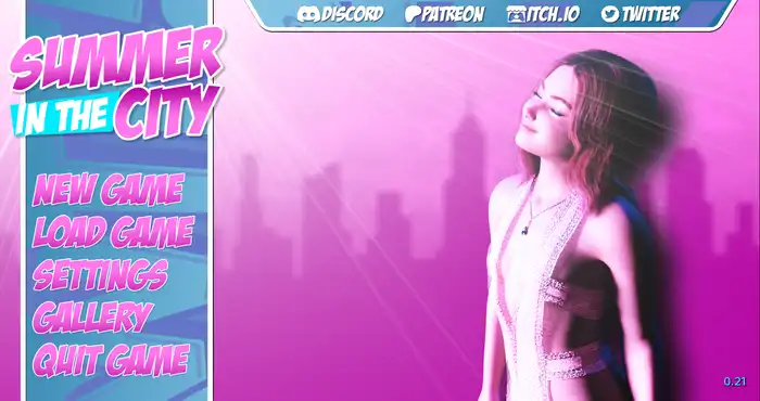 城市的夏天 Summer In The City v0.62汉化版【欧美SLG/汉化/动态/百合】PC+安卓