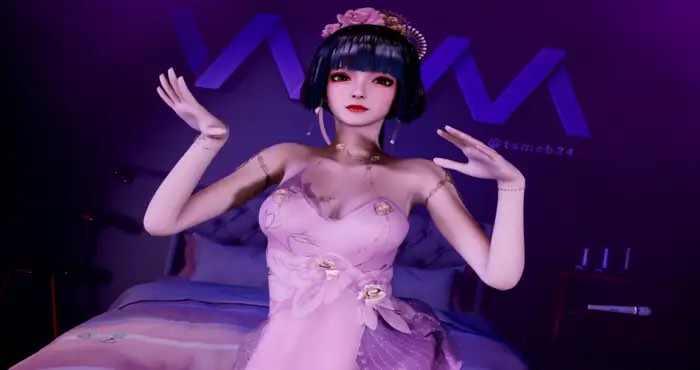 天使没翅膀：镜 冰嘎摇 长腿白丝美人 [3D动漫/动态/VAM] [1.8G]