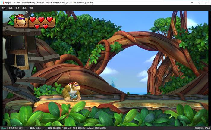 大金刚国度:热带寒流 NS模拟器整合版 横版动作类游戏 7.1G